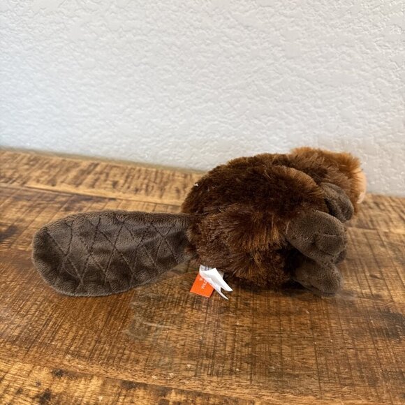 Cuddlekins Mini Beaver 8 Inch Stuffed Animal 10854 Tag Bent Realistic Toy Wild - Picture 6 of 8